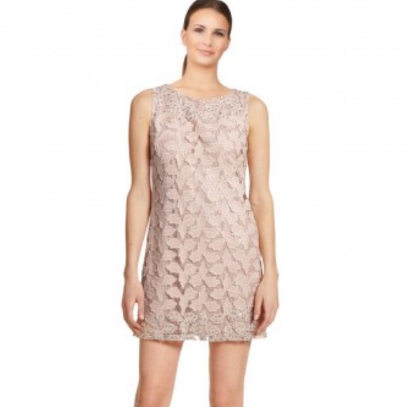 Alice + Olivia Dresses & Skirts - Alice & Olivia pink sleeveless lace overlay dress